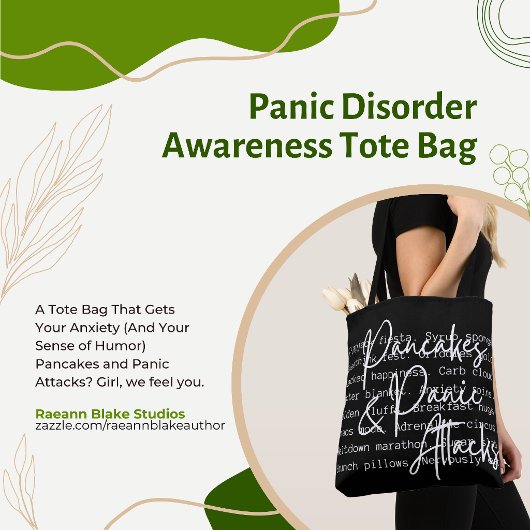 Panic Disorder Awareness Tote Bag