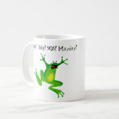 Panic Frog heeft koffie nodig Koffiemok (Voorkant links)