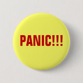 PANIC!!! KNOOP RONDE BUTTON 5,7 CM (Voorkant)