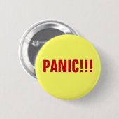 PANIC!!! KNOOP RONDE BUTTON 5,7 CM (Voorkant /achterkant)