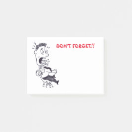 Panic Man Vergeet het niet Post-it® Notes