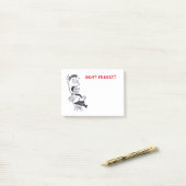 Panic Man Vergeet het niet Post-it® Notes (Op bureau)