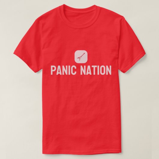 Panic Nation Signature T-shirt (Design voorkant)