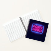 Panic Neon Sign Notitieboek (Binnen)