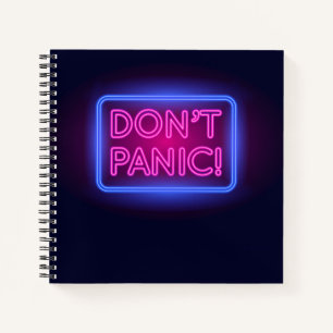 Panic Neon Sign Notitieboek