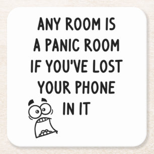 Panic Room Kartonnen Onderzetters