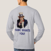 Panic Sam Long Hoeve T-shirt (Achterkant)