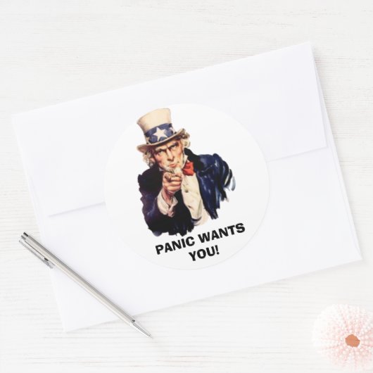 Panic Sam Sticker (Envelop)