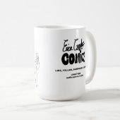 panicky cartoon character koffiemok (Voorkant rechts)