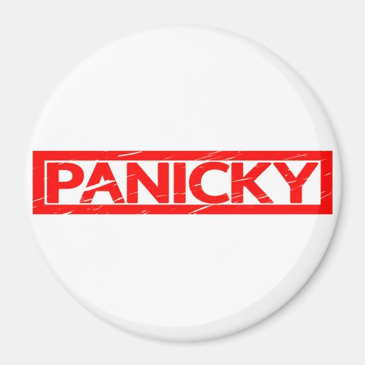 Panicky Stamp Magneet (Voorkant)