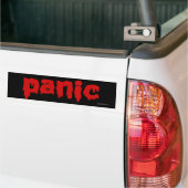 paniek bumpersticker (Op Truck)