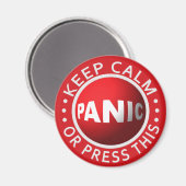 Paniek Button magneet (Voorkant / Achterkant)
