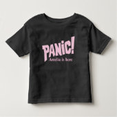 Paniek meisjes t-shirt (Voorkant)