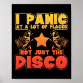 Paniek op veel plaatsen. Niet alleen de disco Poster (Voorkant)
