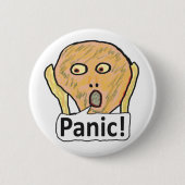 Paniek! Ronde Button 5,7 Cm (Voorkant)