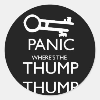Paniek Ronde Sticker