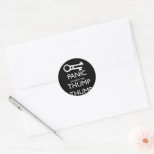 Paniek Ronde Sticker (Envelop)