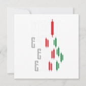 Paniek Verkoop effectenbeurs Handel forex Gift Kaart (Voorkant)