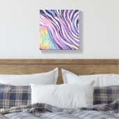 Paniekaanval | Hedendaagse geestelijke gezondheid Canvas Afdruk (Insitu (Slaapkamer))