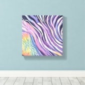 Paniekaanval | Hedendaagse geestelijke gezondheid Canvas Afdruk (Insitu (Houten vloer))