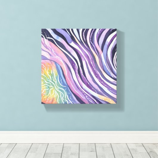 Paniekaanval | Hedendaagse geestelijke gezondheid Canvas Afdruk (Insitu (Houten vloer))