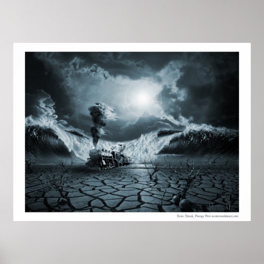 Paniekaanval of angst-PTSD Poster (Voorkant)