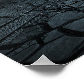 Paniekaanval of angst PTSD, surrealistische poster (Hoek)