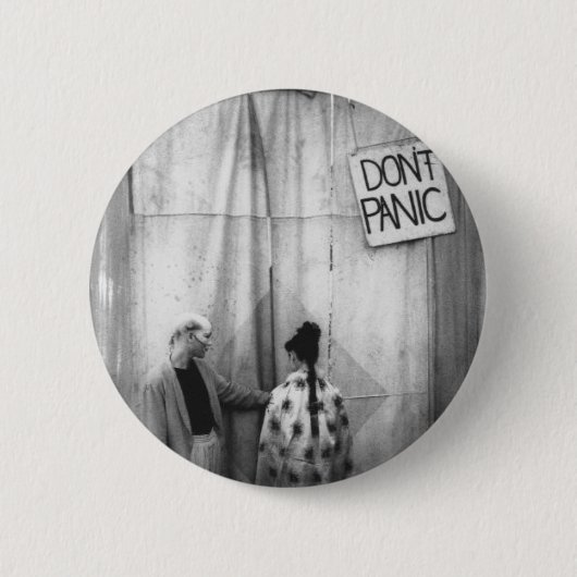 Paniekbadge niet ronde button 5,7 cm (Voorkant)