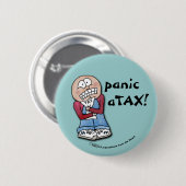 Paniekbelasting! Ronde Button 5,7 Cm (Voorkant /achterkant)