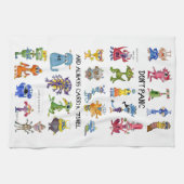 PaniekCartoon Aliens et Kitchen Towel niet Theedoek (Horizontaal)