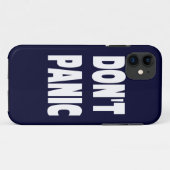 Paniekdonkerblauw IPhone 5 Hoesje niet (Achterkant (horizontaal))