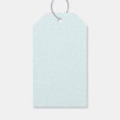 Paniekerig konijn dat in het konijnenhol valt cadeaulabel (Achterkant)