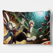 Paniekerig konijn dat in het konijnenhol valt etui (Achterkant)