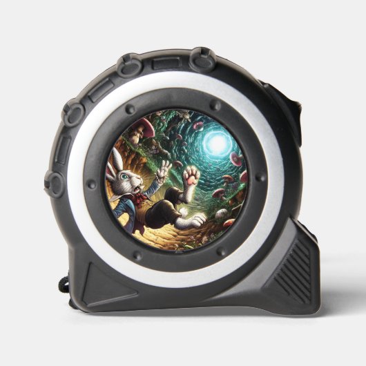 Paniekerig konijn dat in het konijnenhol valt rolmaat (Voorkant)