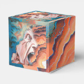 Paniekgolven olieverfschilderij bedankdoosjes (Achterkant)