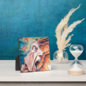 Paniekgolven olieverfschilderij fotoplaat (Insitu)