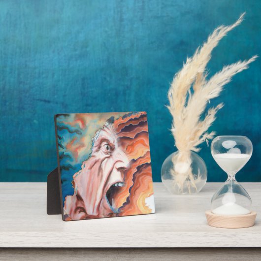 Paniekgolven olieverfschilderij fotoplaat (Insitu)