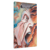 Paniekgolven olieverfschilderij klembord (Rechts)