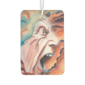 Paniekgolven olieverfschilderij luchtverfrisser (Achterkant)