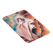 Paniekgolven olieverfschilderij magneet (Rechterzijde)