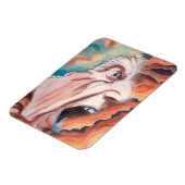 Paniekgolven olieverfschilderij magneet (Linkerzijde)