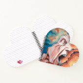 Paniekgolven olieverfschilderij notitieboek (Binnen)