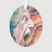 Paniekgolven olieverfschilderij ornament (voorkant)