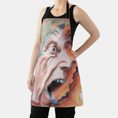 Paniekgolven olieverfschilderij schort (Insitu)