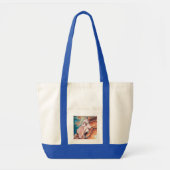Paniekgolven olieverfschilderij tote bag (Voorkant)