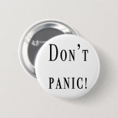 Paniekknop Dont Ronde Button 5,7 Cm (Voorkant /achterkant)