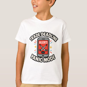 Paniekmodus handelsdeadline Grappige Fantasie Hock T-shirt