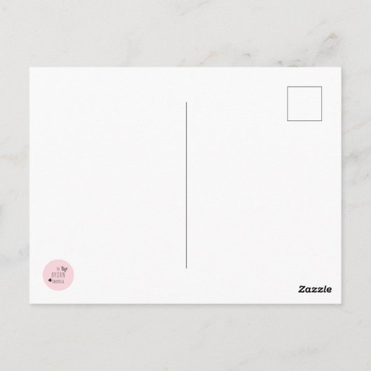 Paniekmodus in stijl briefkaart (Achterkant)