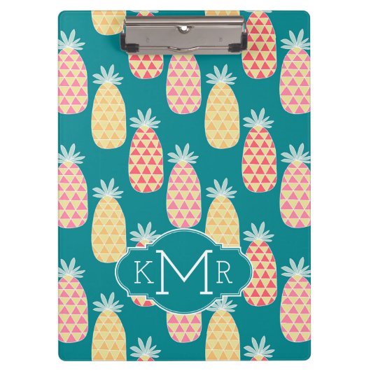 Paniekpatroon | Monogram Klembord (Voorkant)