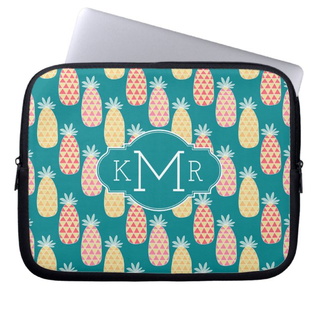 Paniekpatroon | Monogram Laptop Sleeve (Voorkant)